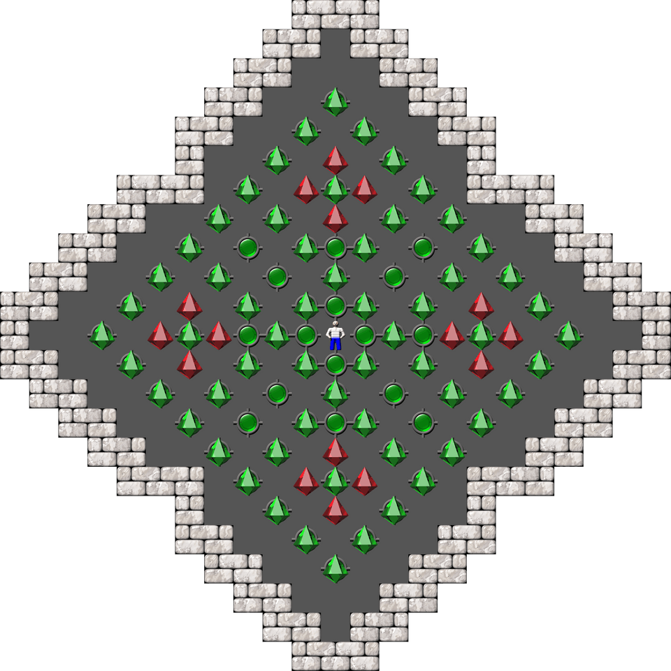 Sokoban Sasquatch 07 Arranged level 86